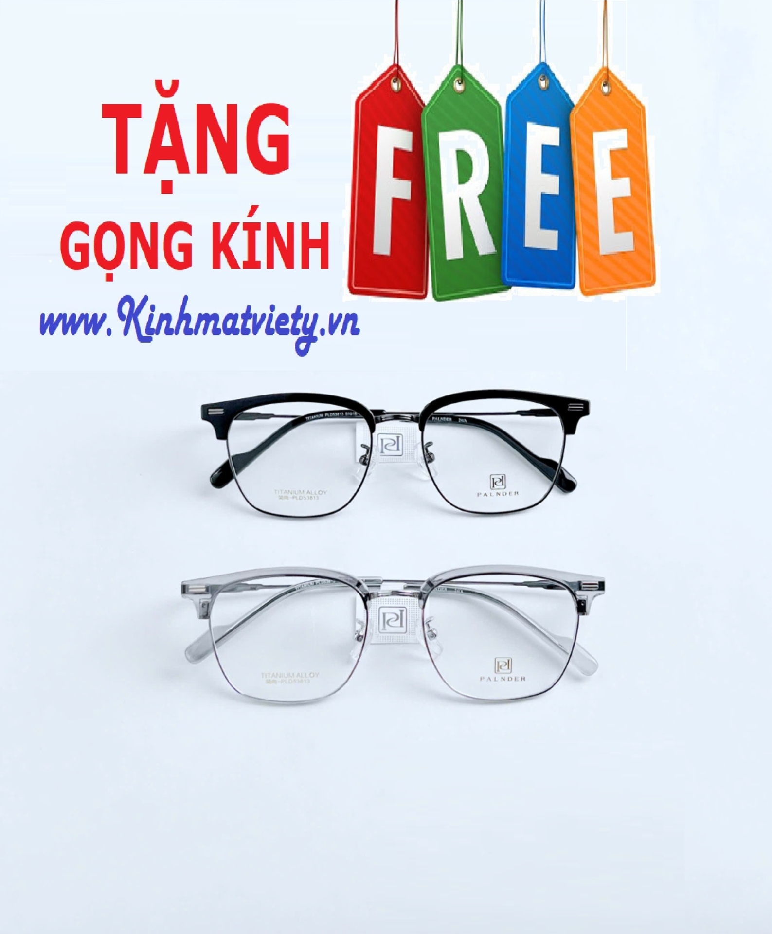 Gọng Kính CHÍNH HÃNG - TẶNG GỌNG FREE - MS5.0030506