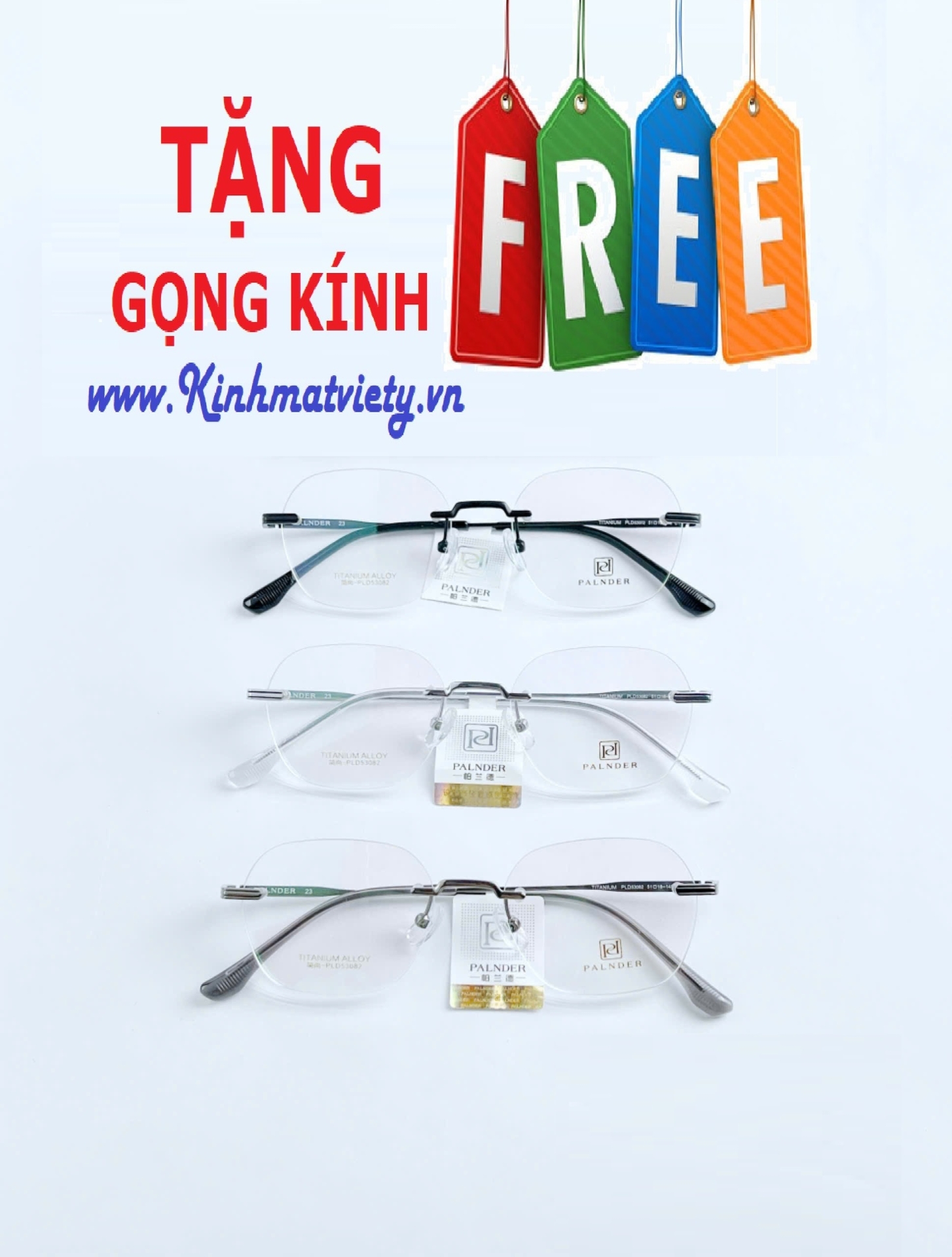 Gọng Kính CHÍNH HÃNG - TẶNG GỌNG FREE - MS5.0030506