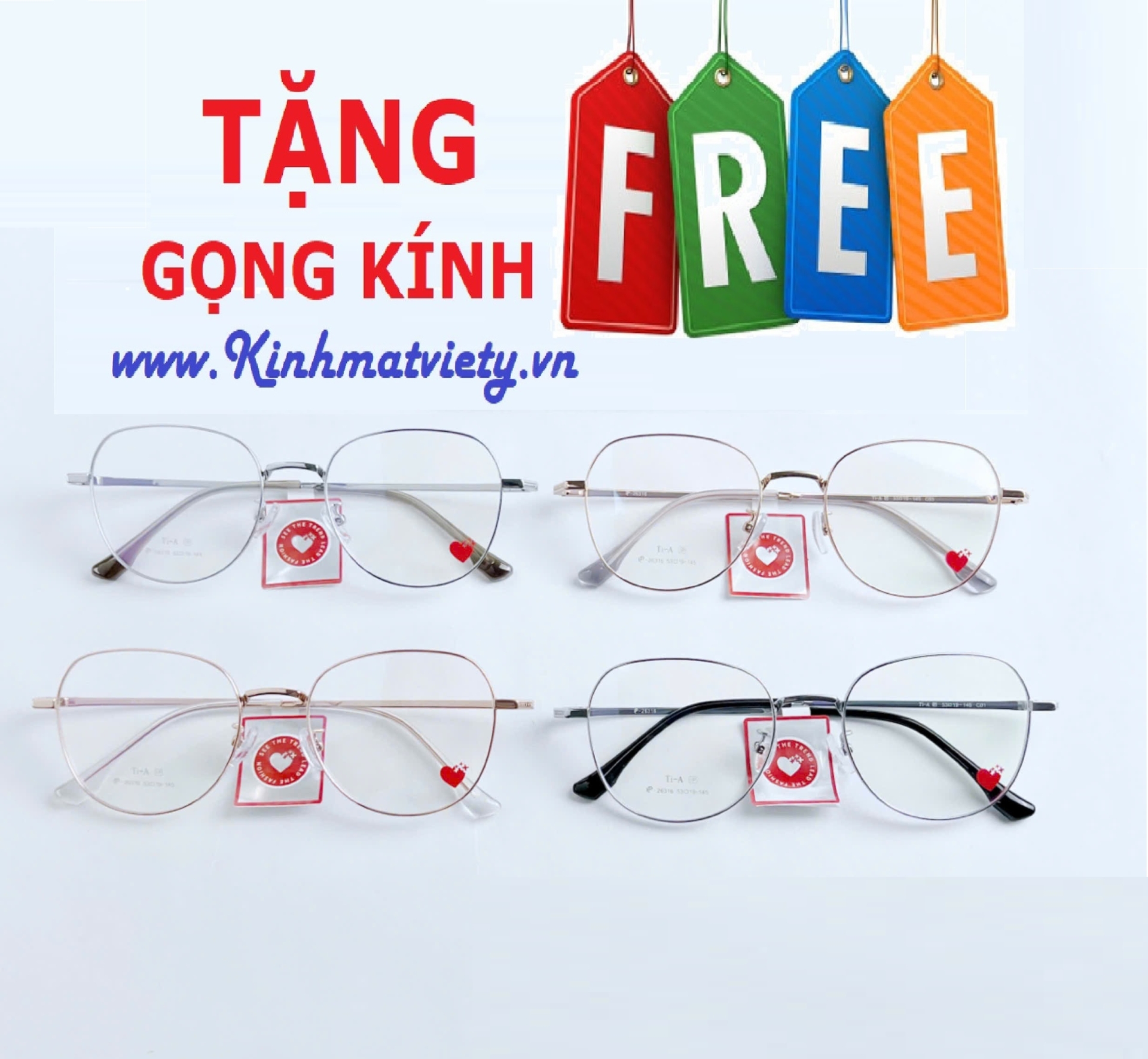 Gọng Kính CHÍNH HÃNG - TẶNG GỌNG FREE - MS5.030542