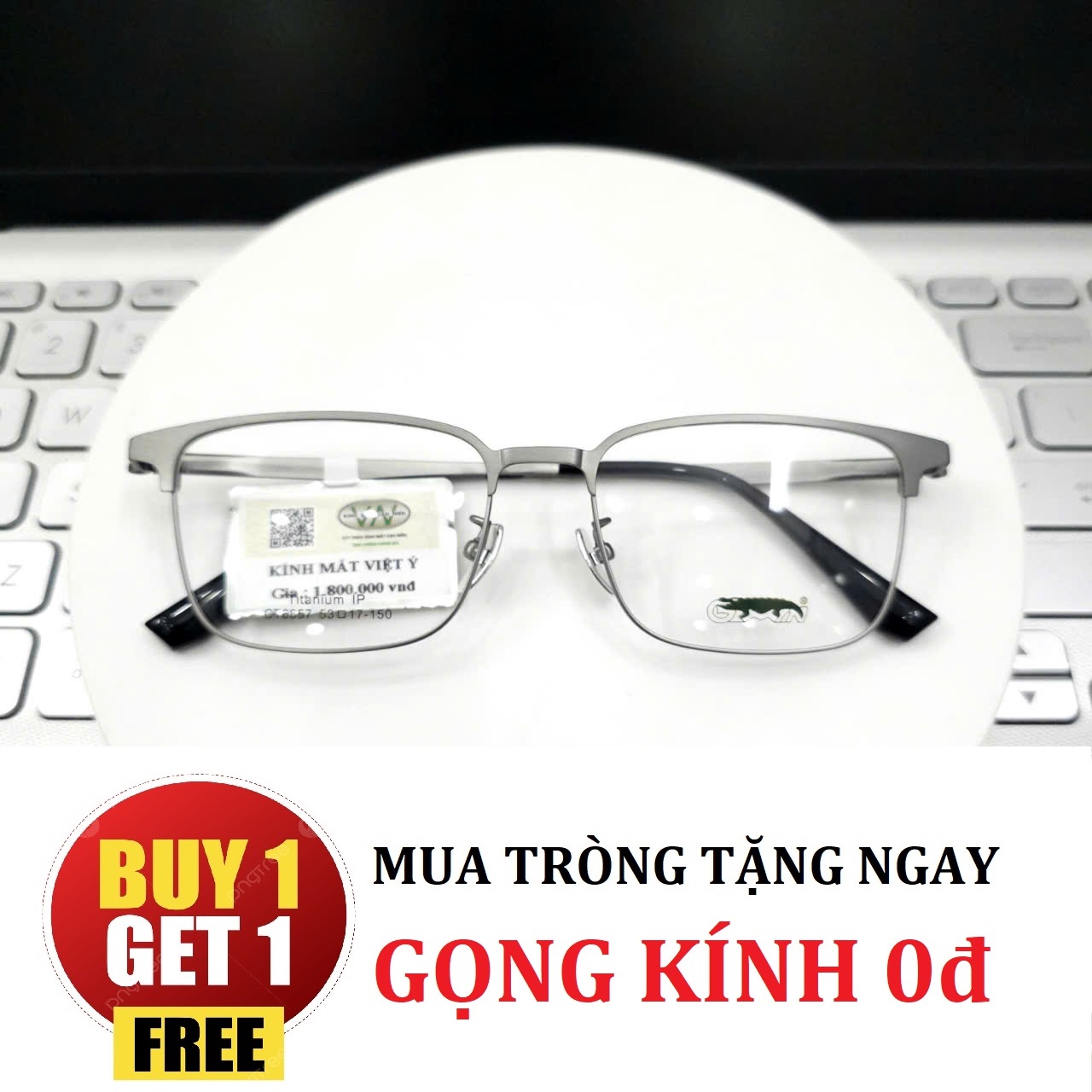 Gọng Kính CHÍNH HÃNG - TẶNG GỌNG FREE