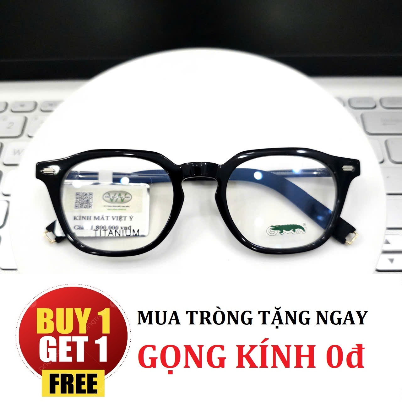 Gọng Kính dáng vuông to SHINU CHÍNH HÃNG - TẶNG GỌNG FREE