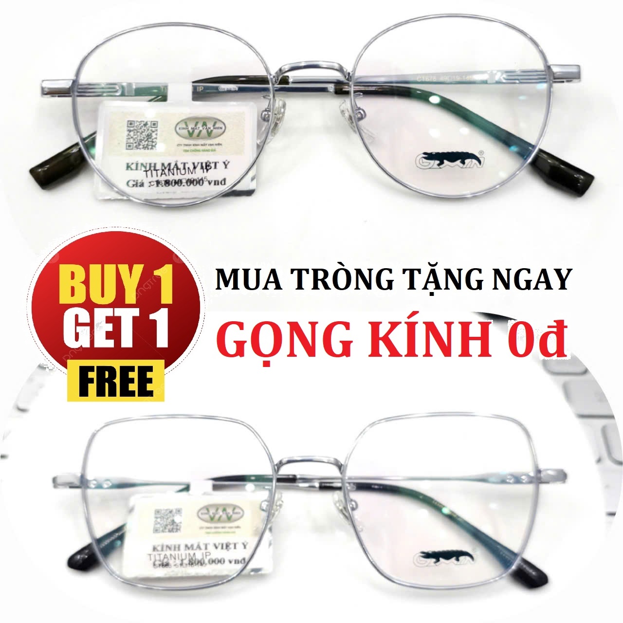 Gọng Kính SHINU chất liệu TITANIUM CHÍNH HÃNG - TẶNG GỌNG FREE