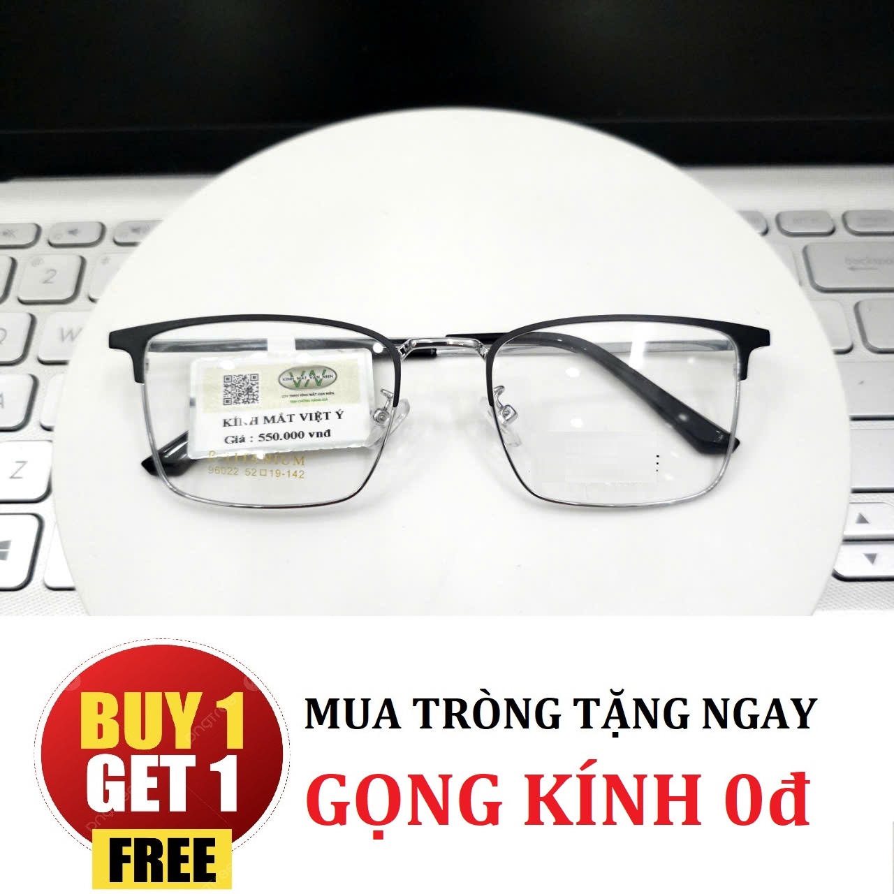 Gọng Kính CHÍNH HÃNG - TẶNG GỌNG FREE