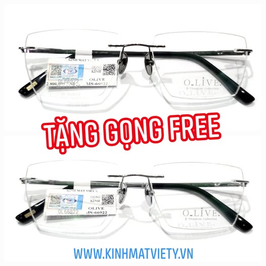 GỌNG KÍNH KHOAN KHÔNG VIỀN TITANIUM S01