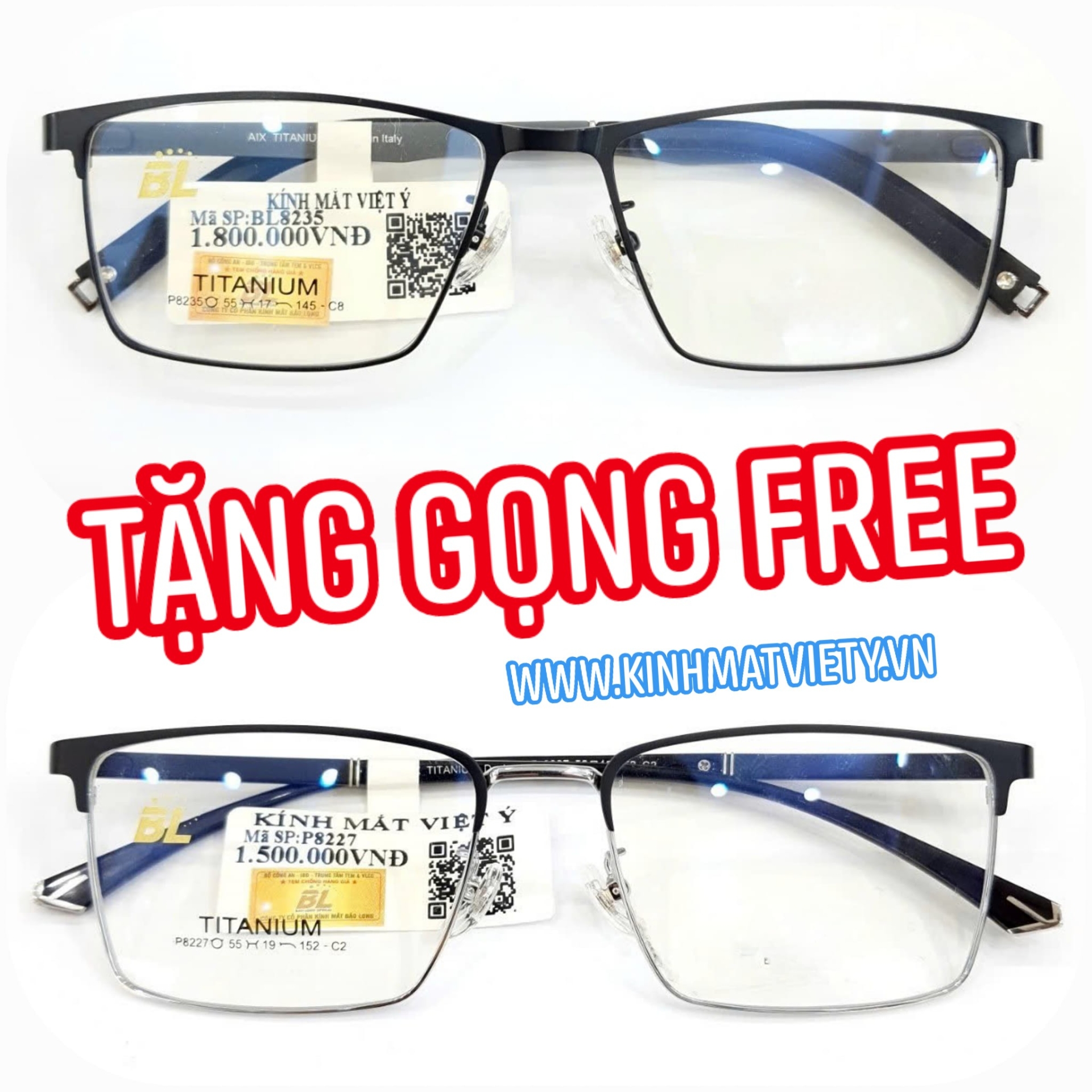Gọng kính NHẬT BLAKE CHÍNH HÃNG