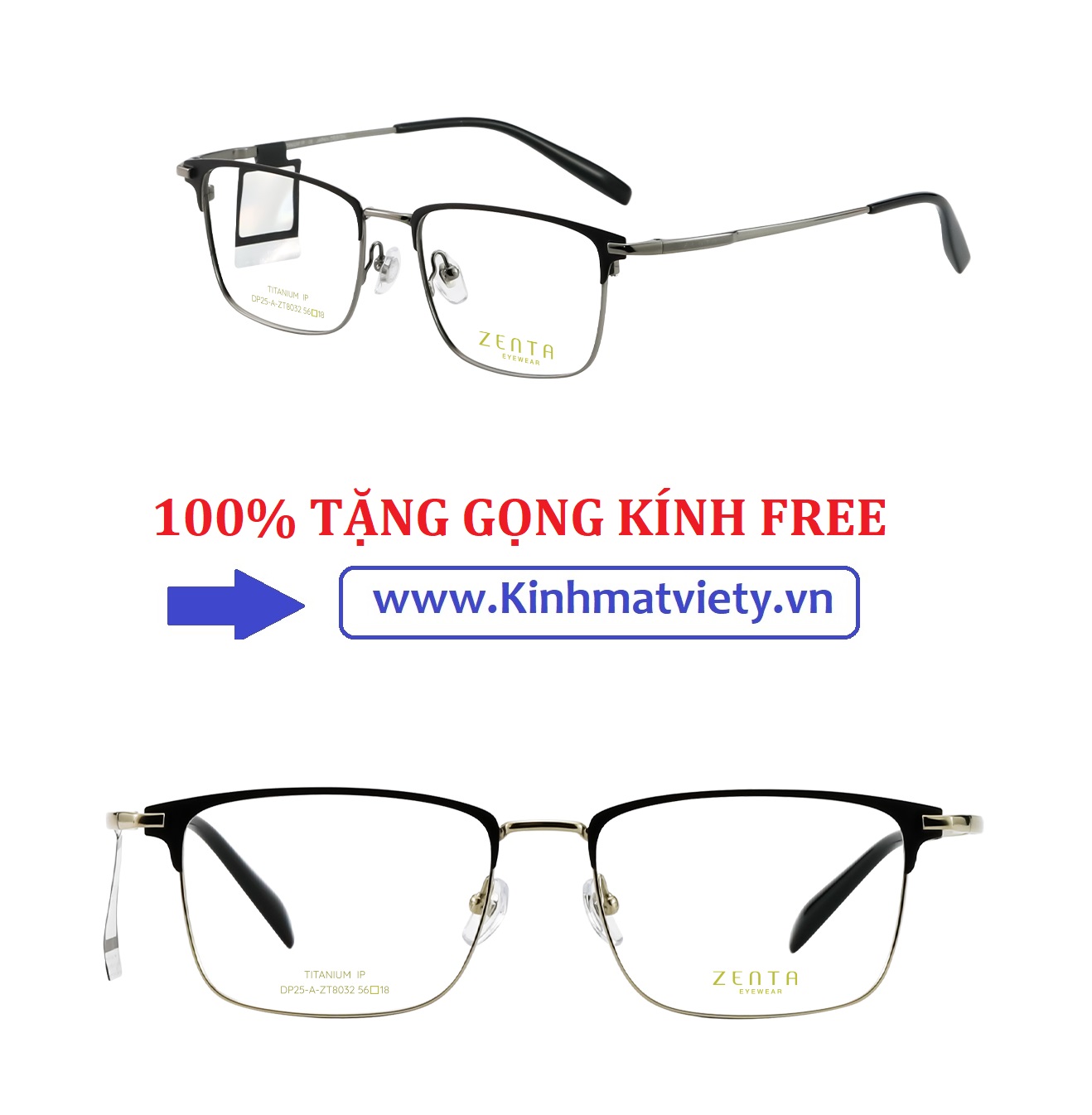 GỌNG KÍNH ZENTA NHẬT CHÍNH HÃNG