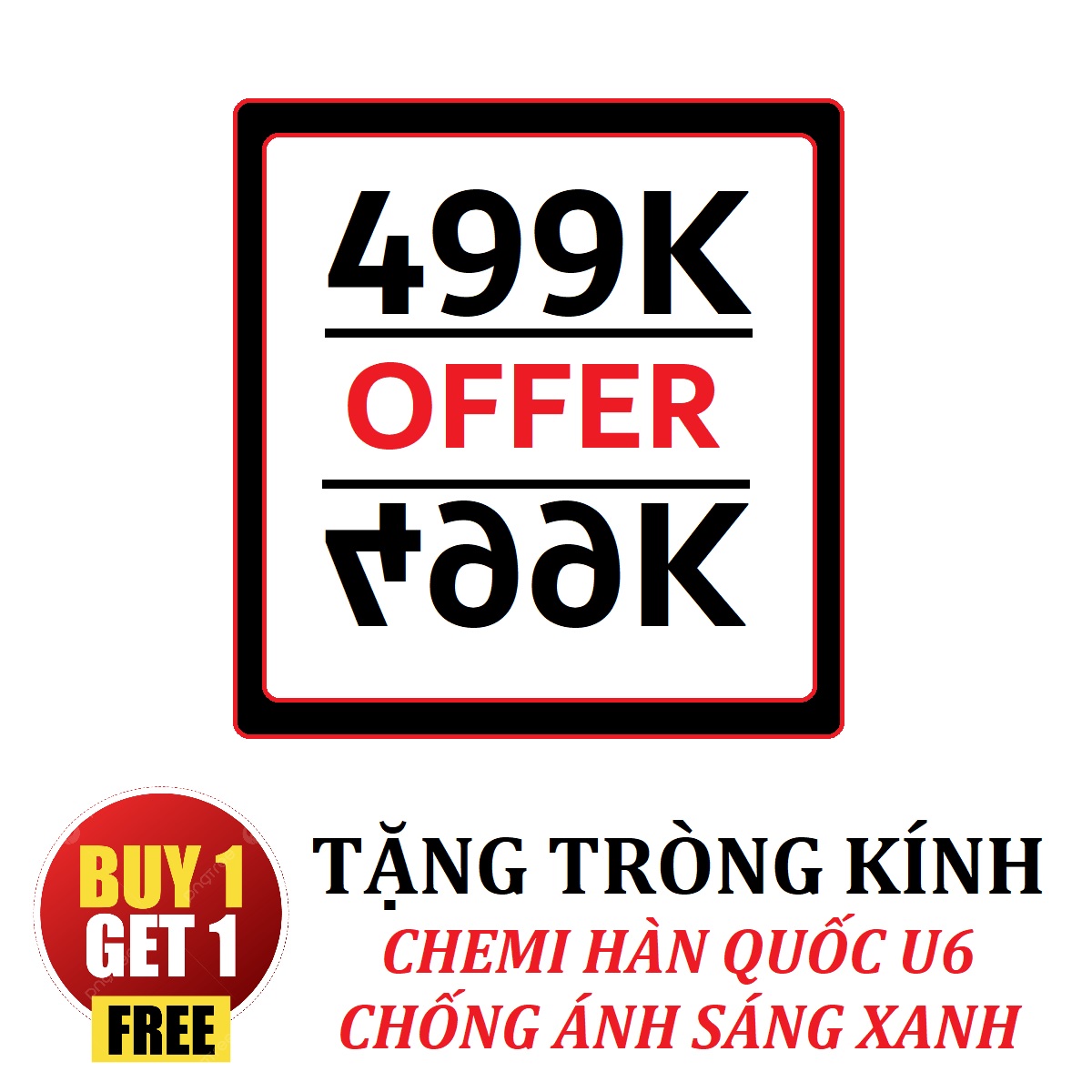 Clip On: Kính cận + Kính râm (2 trong 1) model CIRCLE