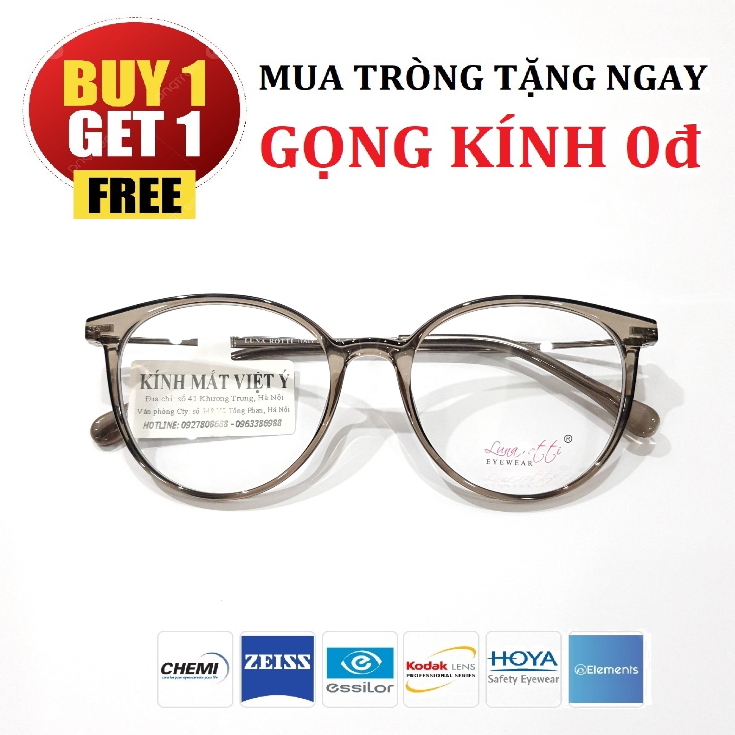 Gọng kính thời trang nam nữ LNR01557