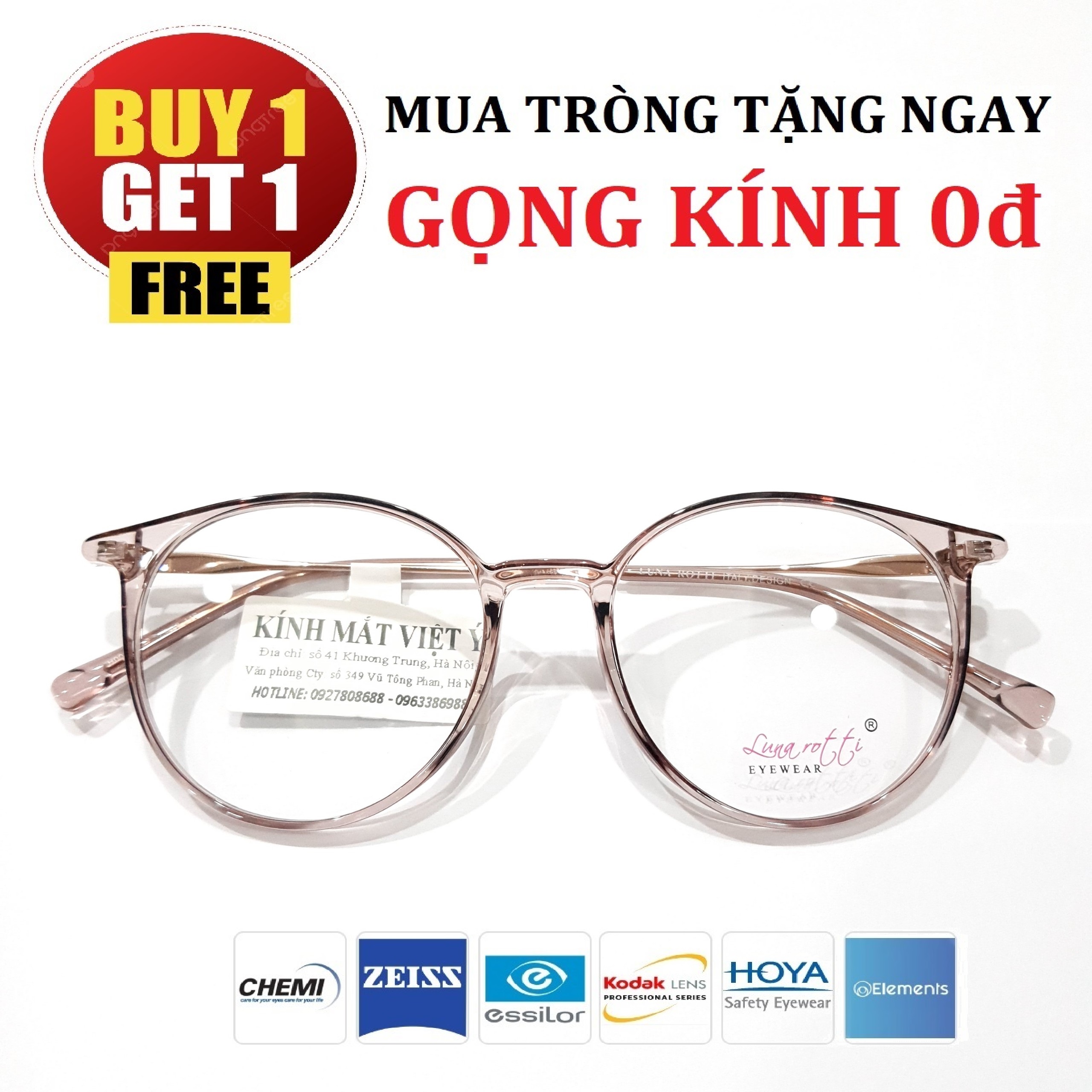 Gọng kính thời trang nam nữ LNR01557