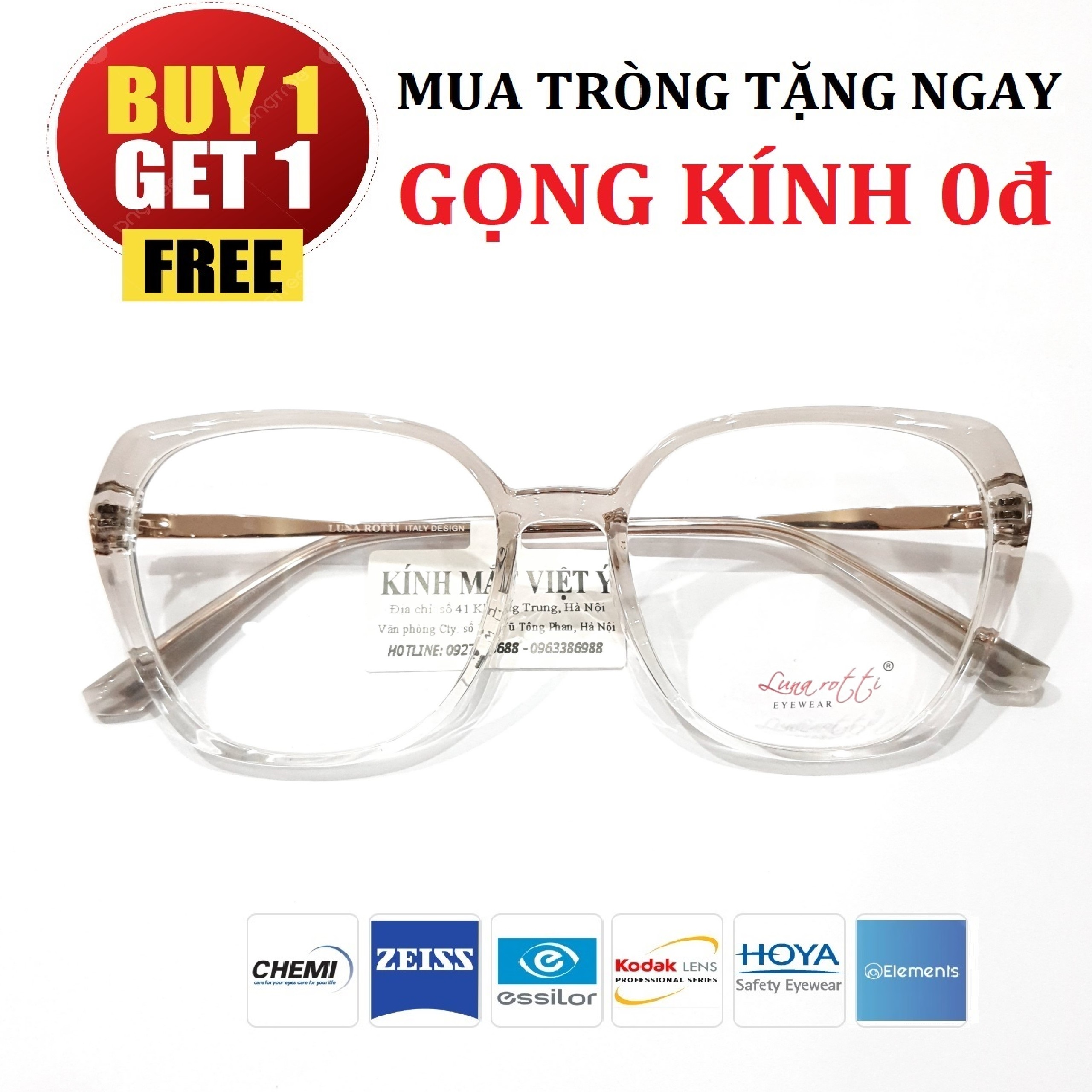 Gọng kính thời trang nam nữ LNR01557
