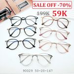 Gọng kính kim loại mắt mèo mã 90029